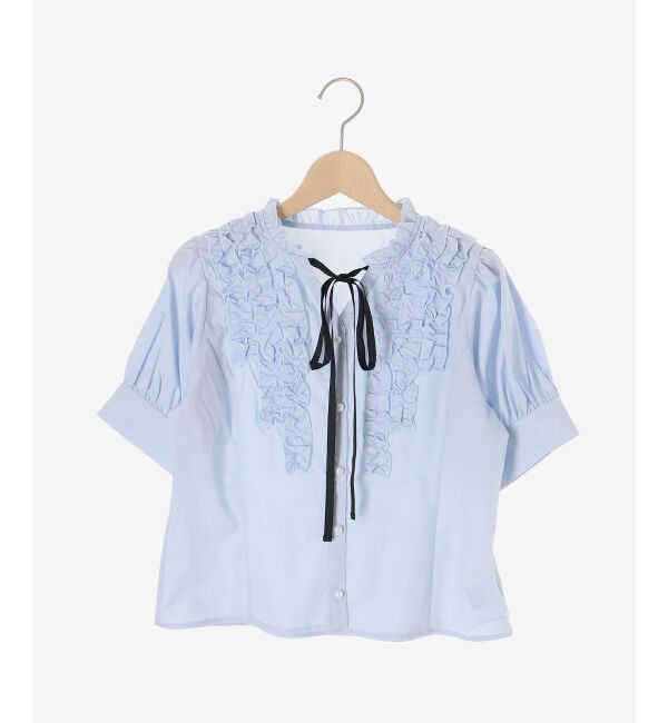  「リボンフリルブラウス」|シャツ・ブラウス|