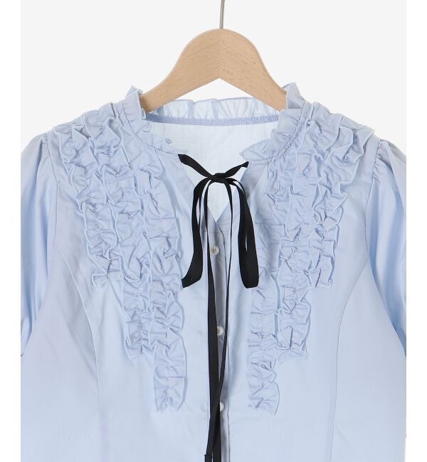  「リボンフリルブラウス」|シャツ・ブラウス|