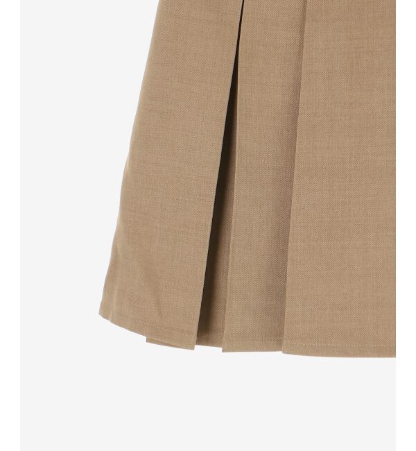  「ゴールドボタンプリーツミニスカパン」|スカート|