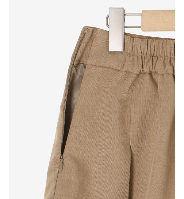  「ゴールドボタンプリーツミニスカパン」|スカート|