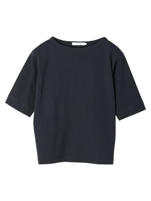AMERICAN HOLIC「5分袖ボートネックカットプルオーバー」|Tシャツ・カットソー|