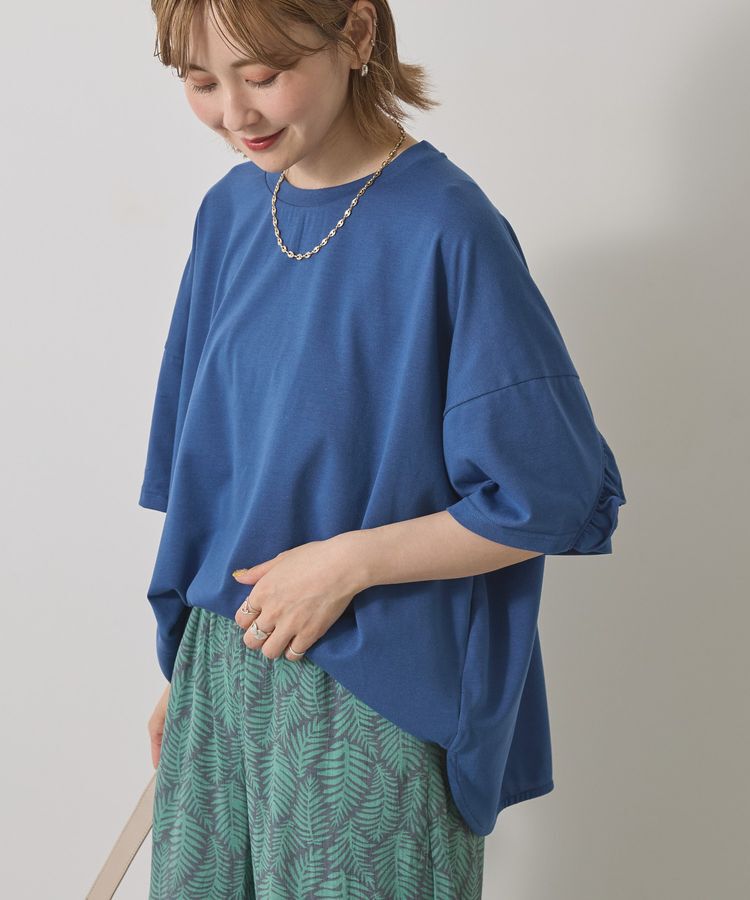 AMERICAN HOLIC「バックフリルラウンドカットプルオーバー」|Tシャツ・カットソー|