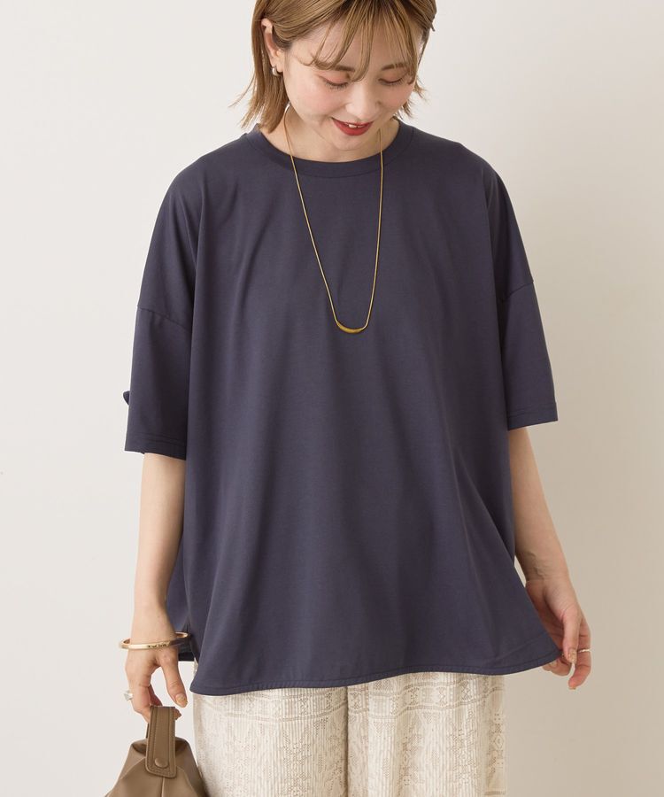 AMERICAN HOLIC「バックフリルラウンドカットプルオーバー」|Tシャツ・カットソー|