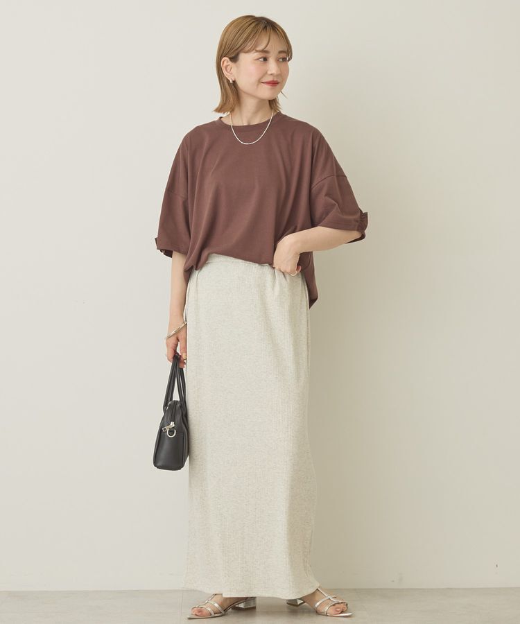 AMERICAN HOLIC「バックフリルラウンドカットプルオーバー」|Tシャツ・カットソー|