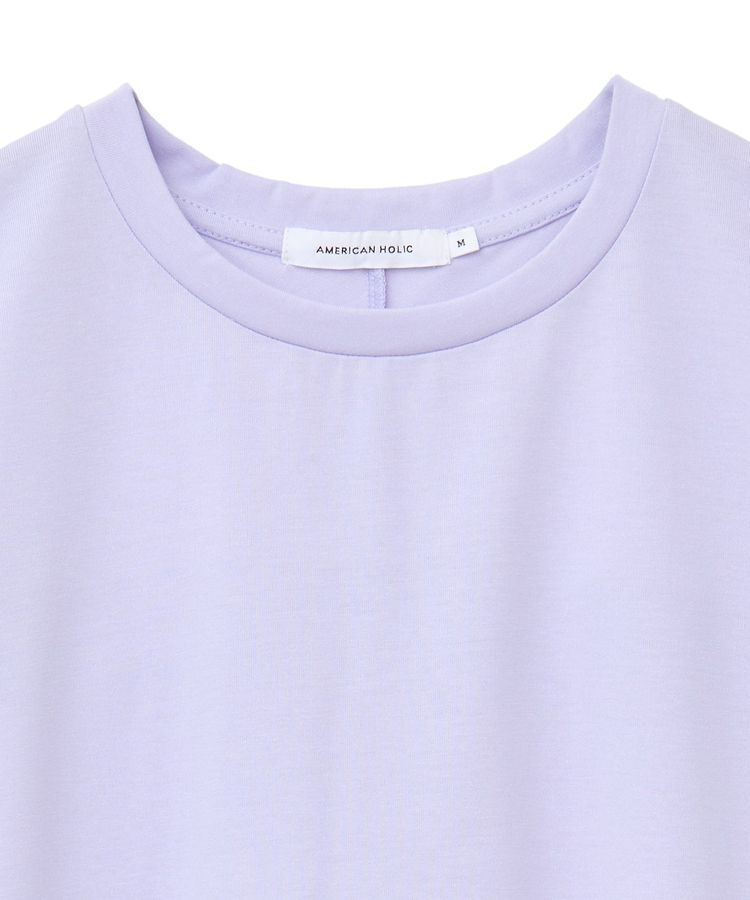 AMERICAN HOLIC「バックフリルラウンドカットプルオーバー」|Tシャツ・カットソー|