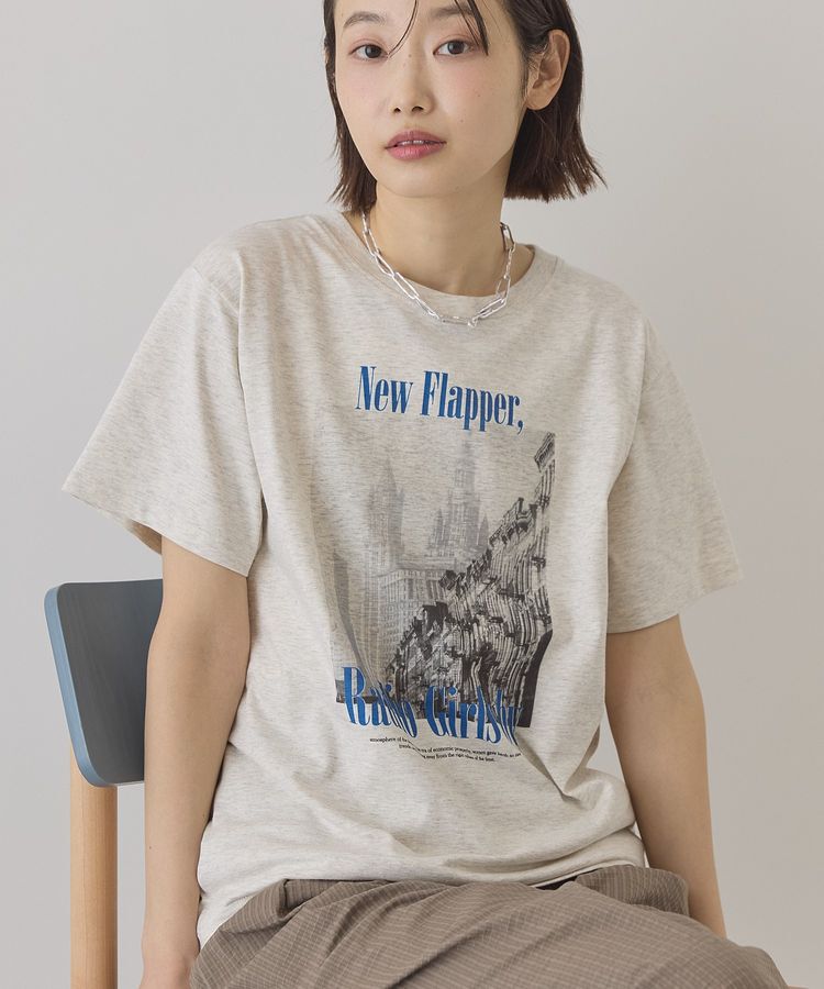 AMERICAN HOLIC「フォトプリント半袖Tシャツ」|Tシャツ・カットソー|