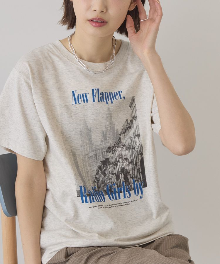 AMERICAN HOLIC「フォトプリント半袖Tシャツ」|Tシャツ・カットソー|