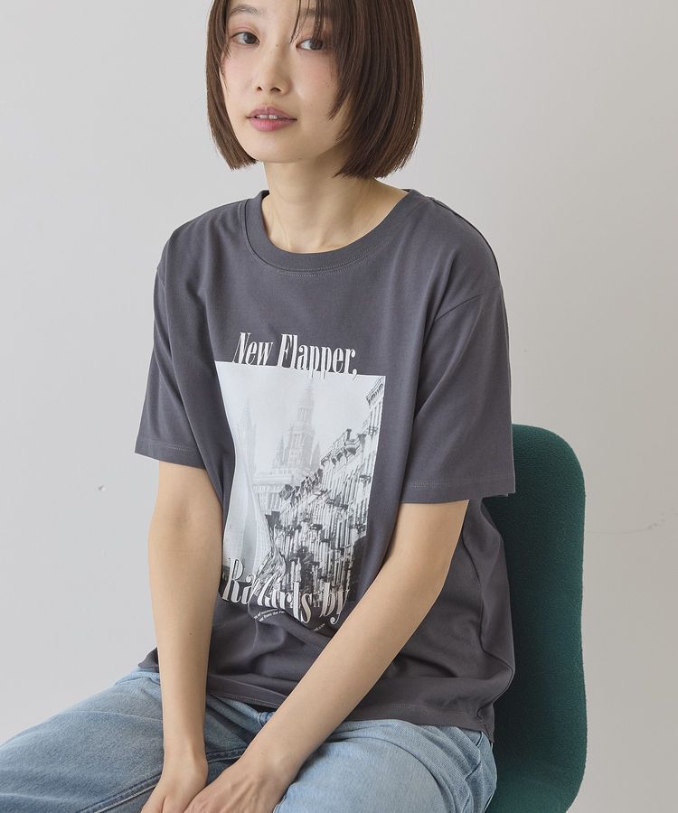 AMERICAN HOLIC「フォトプリント半袖Tシャツ」|Tシャツ・カットソー|