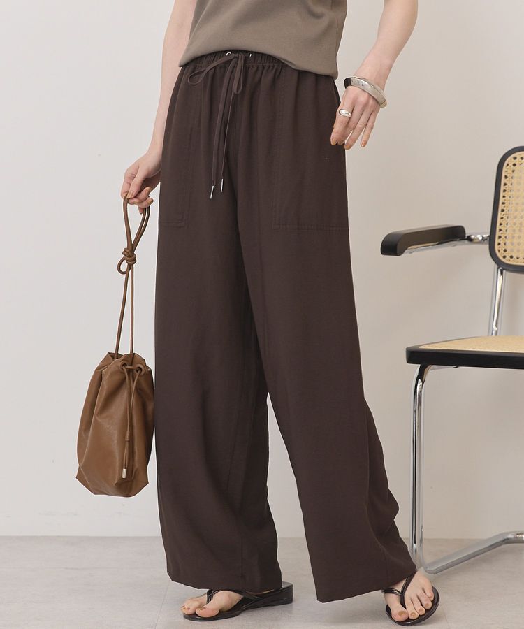 AMERICAN HOLIC「【接触冷感】ベイカーリラックスパンツ【WEB限定カラー有り】」|その他|Brown