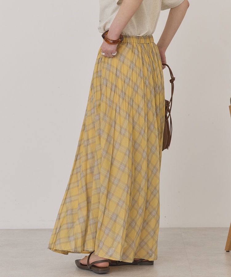 AMERICAN HOLIC「【選べる丈】チェックシアープリーツスカート」|スカート|