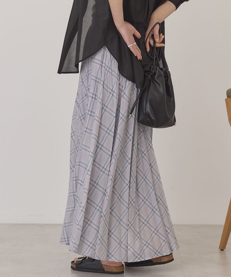 AMERICAN HOLIC「【選べる丈】チェックシアープリーツスカート」|スカート|