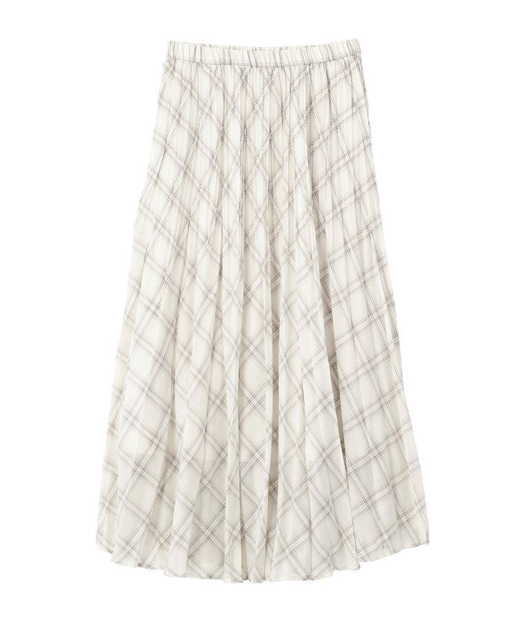 AMERICAN HOLIC「【選べる丈】チェックシアープリーツスカート」|スカート|