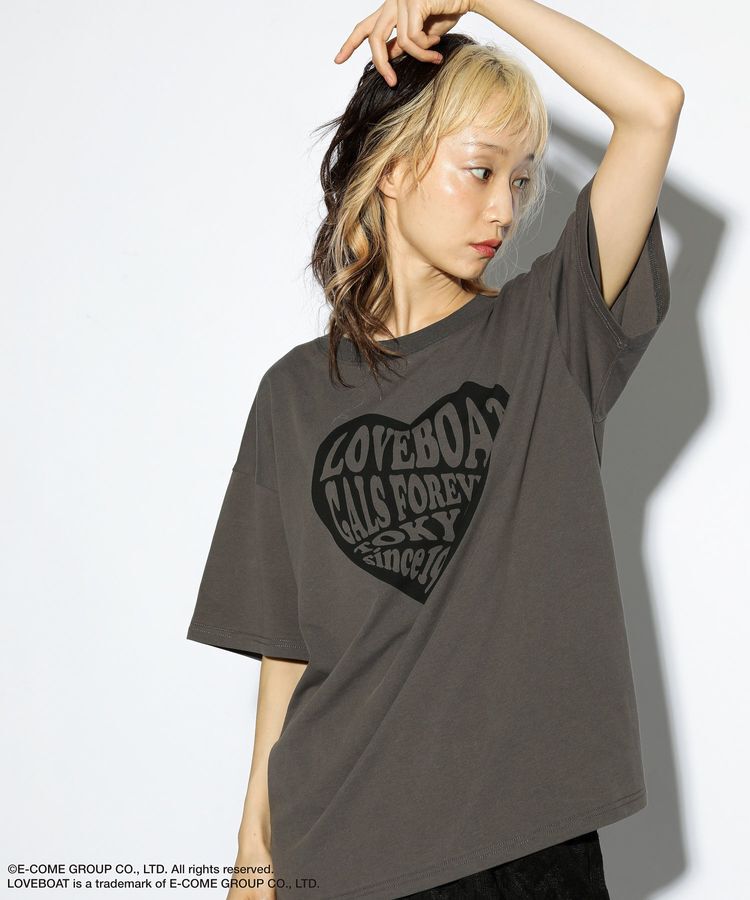 Green Parks「■LOVEBOAT ハートロゴptビッグTEE」|Tシャツ・カットソー|