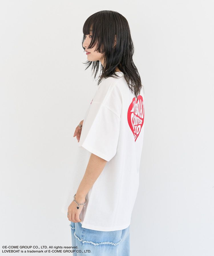 Green Parks「■LOVEBOAT ハートロゴptビッグTEE」|Tシャツ・カットソー|