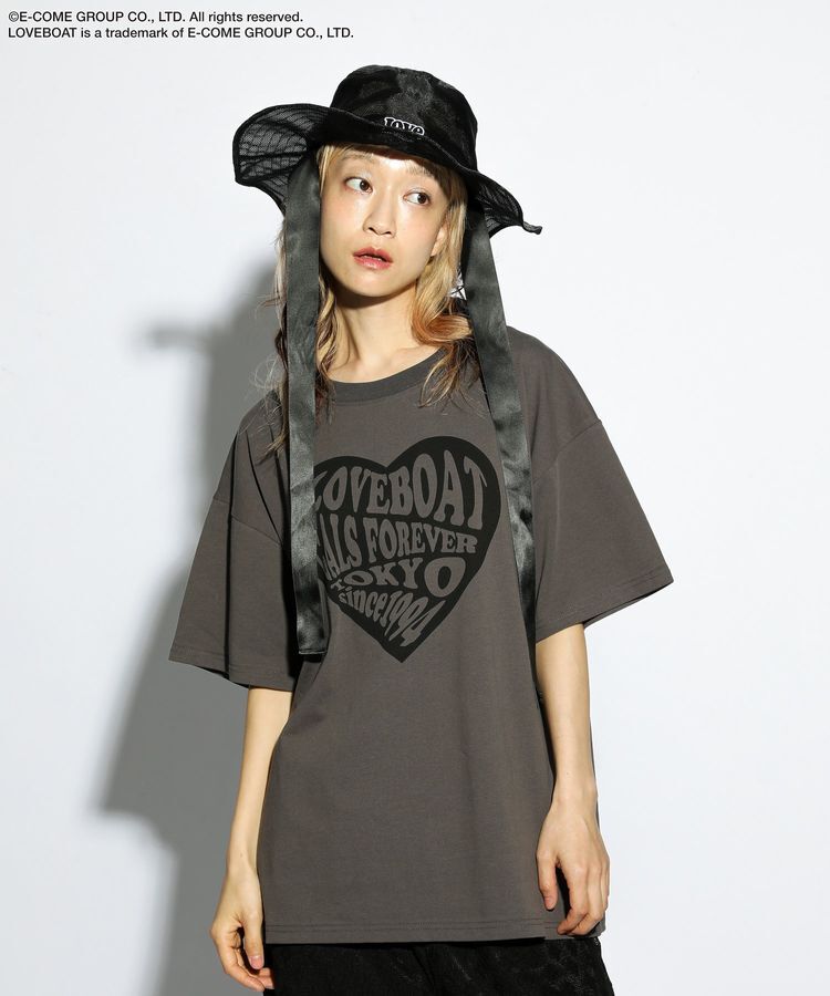 Green Parks「■LOVEBOAT ハートロゴptビッグTEE」|Tシャツ・カットソー|