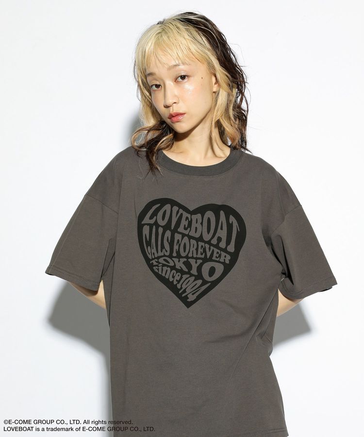 Green Parks「■LOVEBOAT ハートロゴptビッグTEE」|Tシャツ・カットソー|