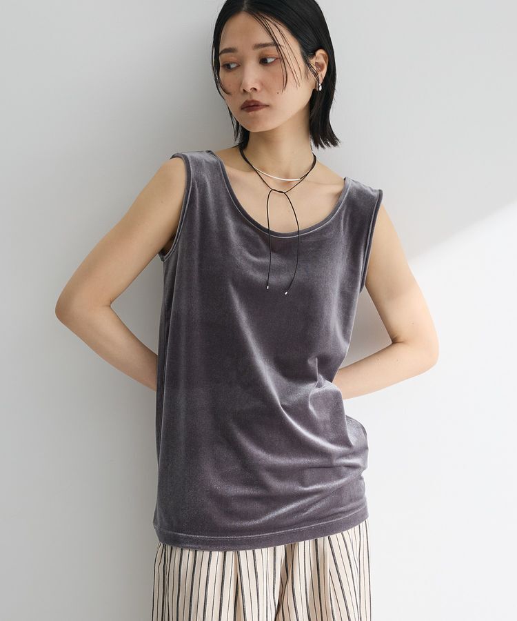 Green Parks「2Wayベロアタンクトップ」|インナー|