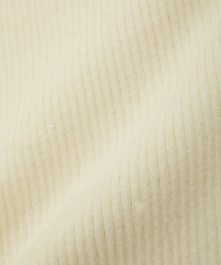 YECCA VECCA「フェザー襟スパンコールニット」|ニット・セーター|