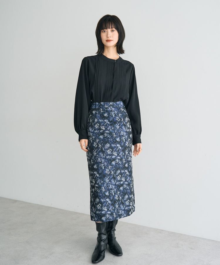 YECCA VECCA「タックデザインブラウス」|シャツ・ブラウス|