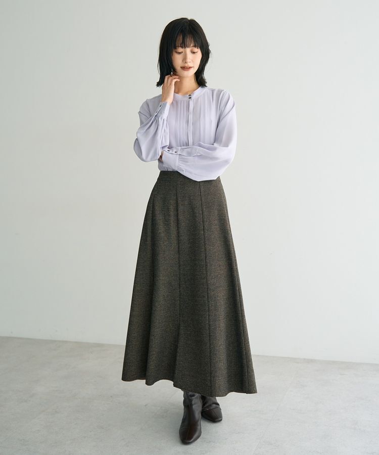 YECCA VECCA「タックデザインブラウス」|シャツ・ブラウス|