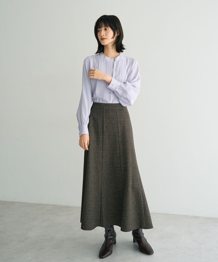 YECCA VECCA「タックデザインブラウス」|シャツ・ブラウス|