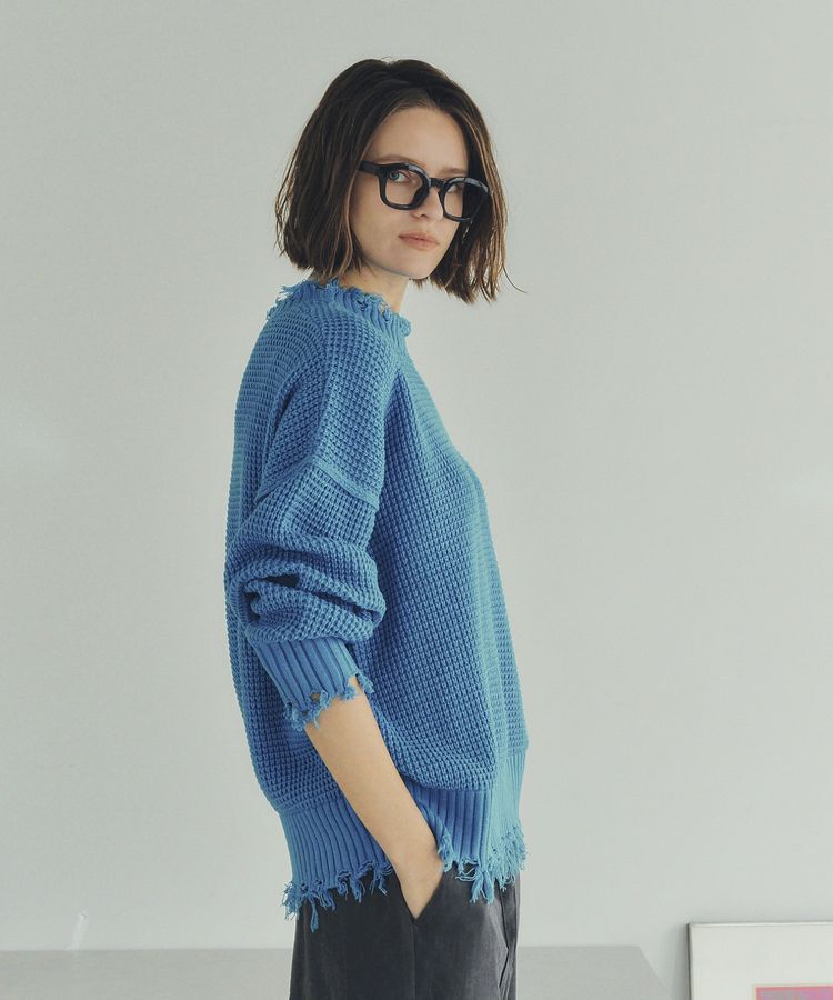 Editt by YECCA VECCA「ダメージルーズニット」|ニット・セーター|