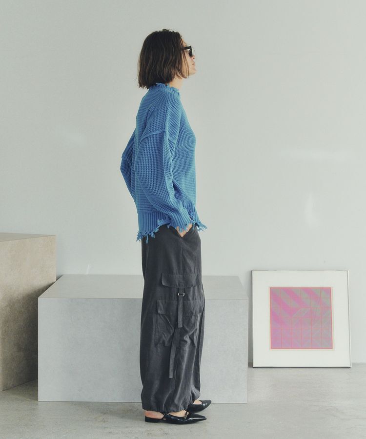 Editt by YECCA VECCA「ダメージルーズニット」|ニット・セーター|
