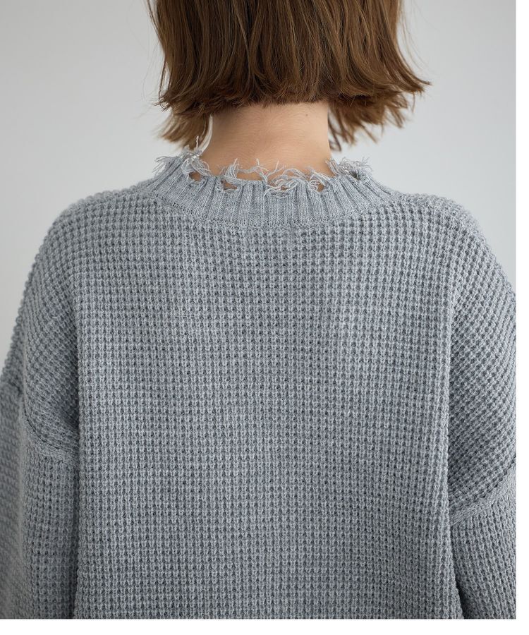 Editt by YECCA VECCA「ダメージルーズニット」|ニット・セーター|