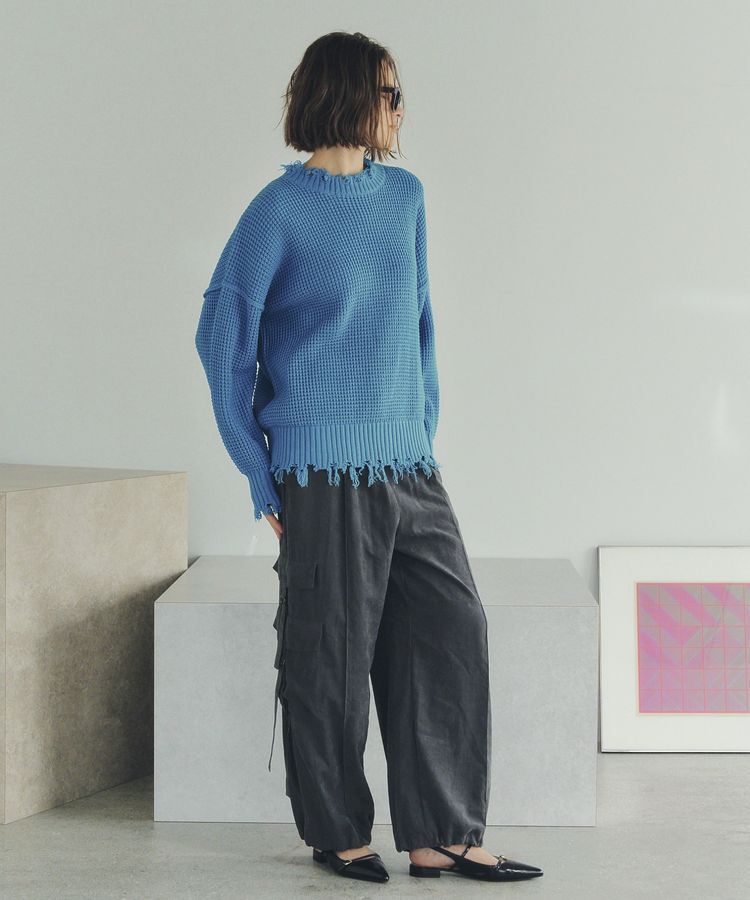 Editt by YECCA VECCA「ダメージルーズニット」|ニット・セーター|