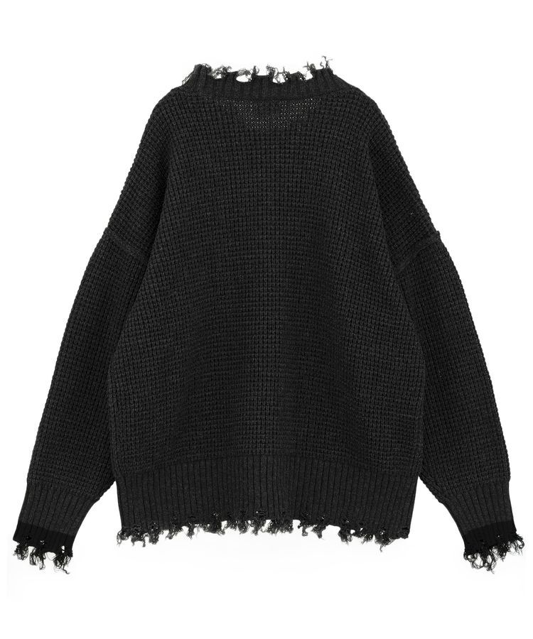 Editt by YECCA VECCA「ダメージルーズニット」|ニット・セーター|