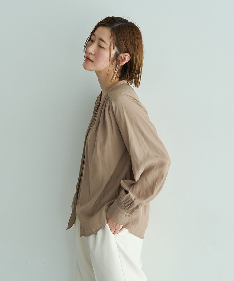 YECCA VECCA「ギャザーブラウス」|シャツ・ブラウス|