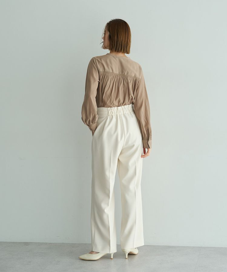 YECCA VECCA「ギャザーブラウス」|シャツ・ブラウス|