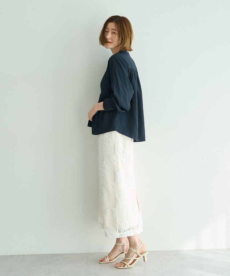 YECCA VECCA「ギャザーブラウス」|シャツ・ブラウス|