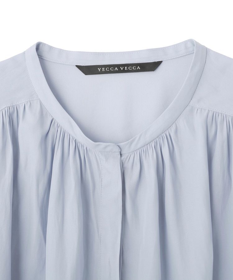 YECCA VECCA「ギャザーブラウス」|シャツ・ブラウス|