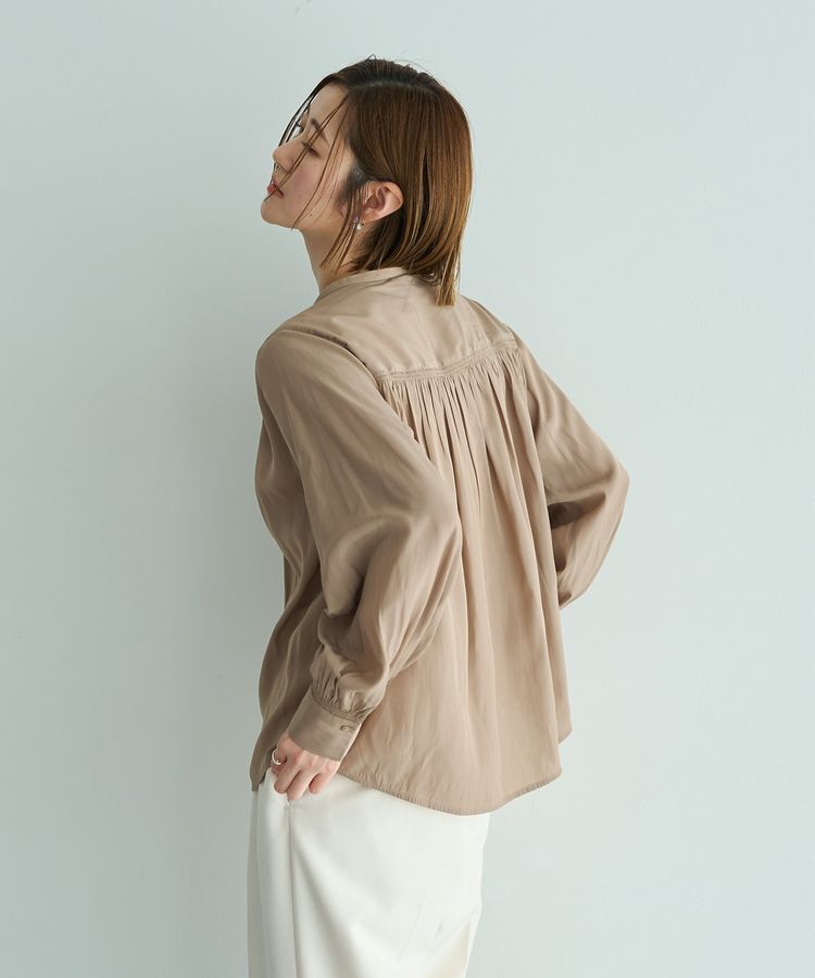YECCA VECCA「ギャザーブラウス」|シャツ・ブラウス|