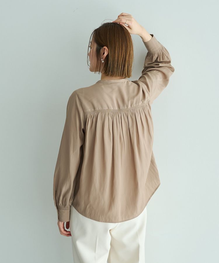 YECCA VECCA「ギャザーブラウス」|シャツ・ブラウス|