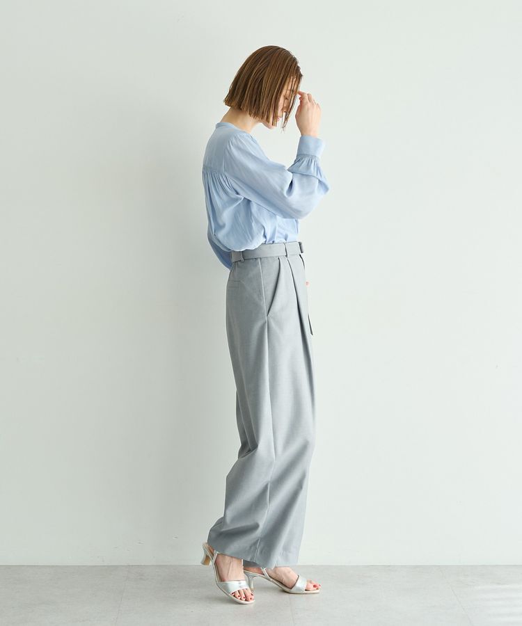 YECCA VECCA「ギャザーブラウス」|シャツ・ブラウス|