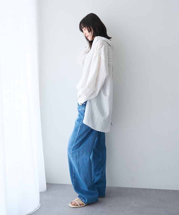 YECCA VECCA「バック釦シアーシャツ」|シャツ・ブラウス|