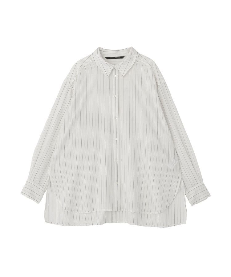 YECCA VECCA「バック釦シアーシャツ」|シャツ・ブラウス|