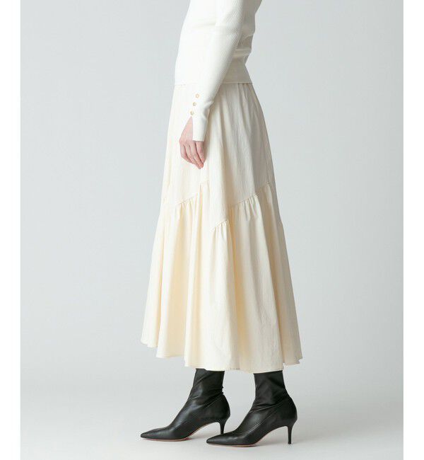 allureville「◇バイヤス切替ギャザースカート」|スカート|