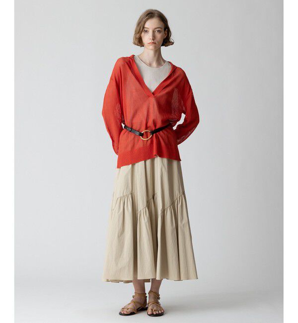 allureville「◇バイヤス切替ギャザースカート」|スカート|