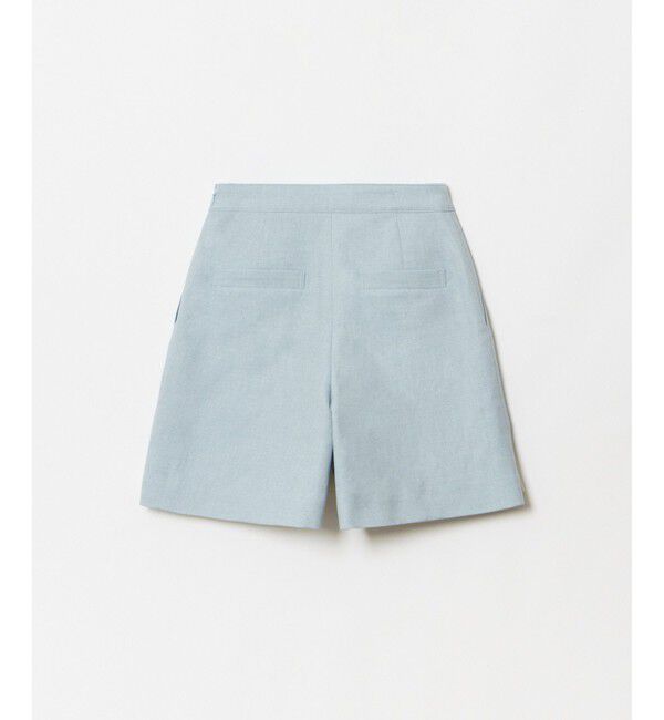 allureville「【セットアップ対応可能】リネンコンシャークスキンショートパンツ」|その他|