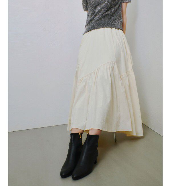 allureville「◇バイヤス切替ギャザースカート」|スカート|