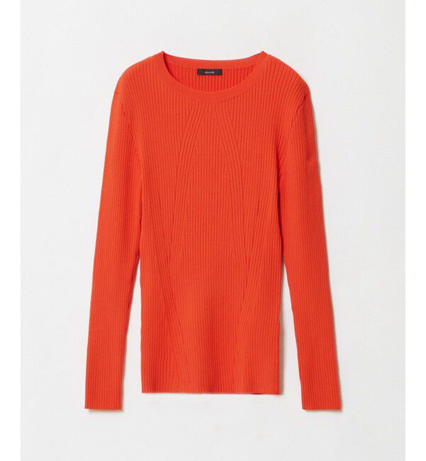 allureville「リブキリカエデザインプルオーバー」|ニット・セーター|