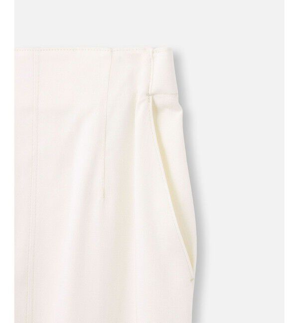 allureville「デニムライクスリットスカート」|タイト|