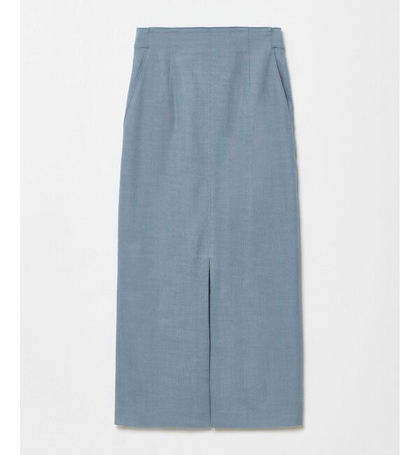 allureville「デニムライクスリットスカート」|タイト|