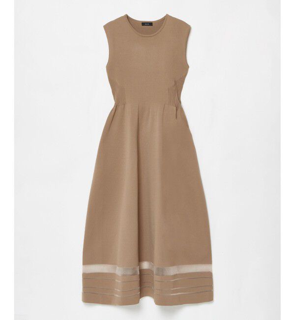 allureville「◇ウエストマークリブワンピース」|ワンピース|