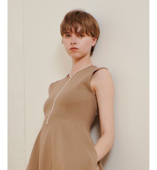 allureville「◇ウエストマークリブワンピース」|ワンピース|