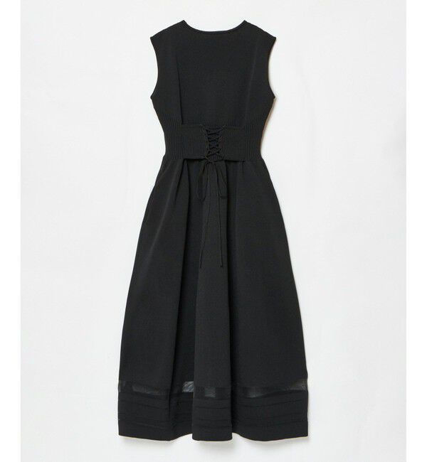 allureville「◇ウエストマークリブワンピース」|ワンピース|