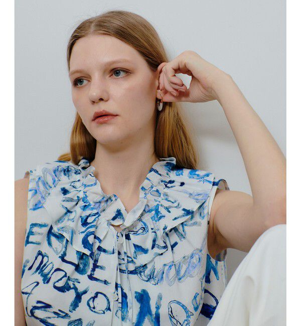 allureville「PONTOGLIOフリルカラーブラウス」|シャツ・ブラウス|